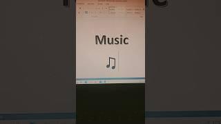 music  ka symbol banaye #tiger3 #laptop #msoffice #computer #excel #trend #viral #window #msword