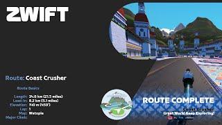 Zwift | Route BADGE Hunt “Coast Crusher”