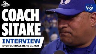 Kalani Sitake on why BYU thrives as an underdog and why BYU's preparation was so good