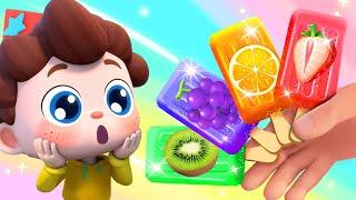 Fruit Ice Cream Song | Ten Little Fruits Song | Numbers Song | Nursery Rhymes & Kids Songs | BabyBus