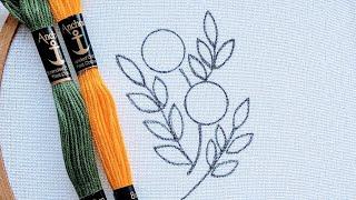 SIMPLE AND BEAUTIFUL FLOWER HAND EMBROIDERY DESIGN FOR BEGINNERS