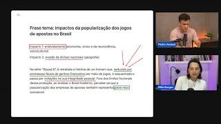 E se o tema da REDAÇÃO ENEM for sobre APOSTAS? (Aluno nota 1000 improvisando AO VIVO)