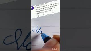 Beautiful name Vandana write in cursive writing #cursive#writing#beautiful name#vandana#short clip