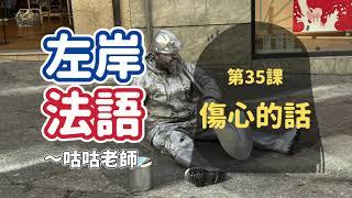 [輕鬆學法語] 第35課：傷心的話 (把悲傷留給自己?) *10個必學法文短句