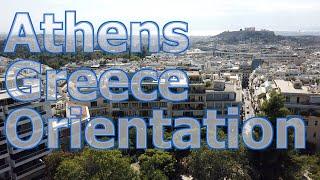 Lycabettus Hill View in Athens Greece from St George Hotel in Kolonaki