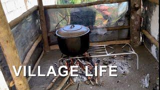 Building Traditional Filipino kitchen “ABUHAN” #villagelife