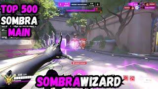 32 ELIMS! SOMBRA WIZARD TOP 500 SOMBRA GAMEPLAY - NUMBANI - OVERWATCH 2  SEASON 13