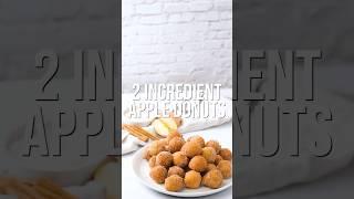 Fall means apple donuts, 2-ingredient apple donuts.  #recipes