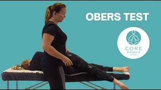 Obers Special Test - Testing for hip tension