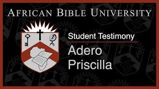 ABU Student Testimony: Priscilla Adero