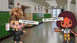 “BADDIE” AT SCHOOL  || Toca boca LIFE WORLD  || roleplay *WITH VOICE* ️