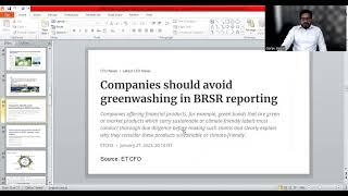 Introduction to Sustainability (BRSR) Reporting