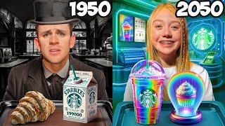 My daughter eats 100 years of Starbucks!!!