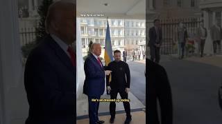 Ukrainian President Volodymyr Zelenskyy faced questioning at White House over attire #shorts