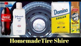 NEVER BUY TIRE SHINE AGAIN!  Cheap DIY Homemade $1 Tire Shine for $1