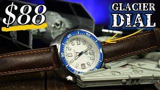 Iconic Dial For Less.  Is It As Good? WatchDives Glacier Willard Homage Review WD6105