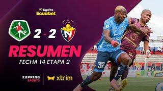 Mushuc Runa 2 - 2 El Nacional Resumen Fecha 14 / 2da Etapa / LigaPro Ecuabet