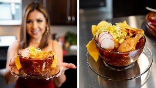 How to Make the BEST RED CHICKEN POZOLE | Pozole Rojo De Pollo