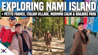 NAMI ISLAND Day Tour + Petite France, Italian Village, RailBike & Morning Calm  | Ivan de Guzman