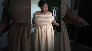 Plus Size Summer Dress! FROM HEAD TO CURVE