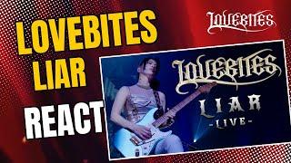 LOVEBITES / Liar [Official Live Video taken from "Knockin' At Heaven's Gate"] - Brazilian React