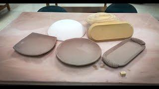 Three Easy Ways to Drape Mold Clay Slabs with an Added Footring