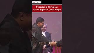 3 New Judges Take Oath in Supreme Court | Justice NV Anjaria, Vijay Bishnoi & AS Chandurkar Sworn In