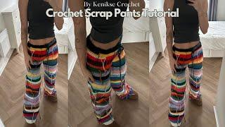 Beginner friendly crochet scrap pants tutorial I Kenikse Crochet