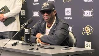 Deion “Coach Prime” Sanders on Buffaloes recruiting efforts, gearing up for the 2024 Alamo Bowl