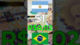 Essas são as 3 moedas mais DESVALORIZADAS do MUNDO!  #moedas #dinheiro #real #peso #dolar