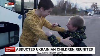 Abducted Ukrainian children reunited with families