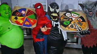 Superhero Pizza and Bad Guys Pizza