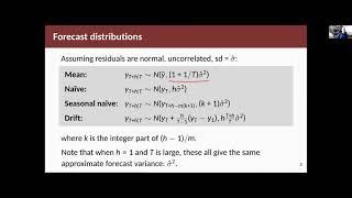 Forecasting Principles & Practice: 5.5 Distributional forecasts and prediction intervals