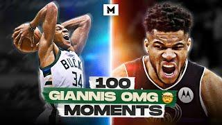 100 FREAKISH Giannis Antetokounmpo Highlights & Moments 