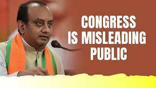 Congress is misleading public | Dr. Sudhanshu Trivedi | BJP Press