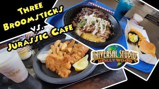 Three Broomsticks Vs.  Jurassic Cafe At Universal Studios Hollywood