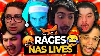 STREAMERS DANDO RAGES, TILTANDO E CORINGANDO NAS LIVES