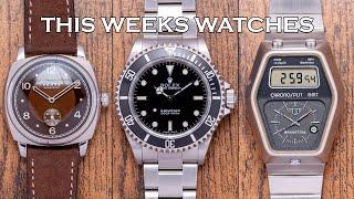 This Weeks Watches - Rolex Submariner, Fears Brunswick Brown, Heuer Manhattan, JLC & More [EP169]