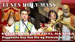 CATHOLIC CHURCH LIVE MASS TODAY || Sep  23  MONDAY MASS  |  REV FR DOUGLAS BADONG