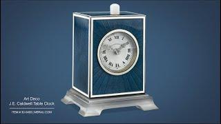 Art Deco J.E. Caldwell Table Clock | M.S. Rau