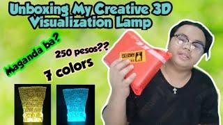 UNBOXING MY CREATIVE 3D VISUALIZATION LAMP