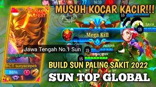 BUILD SUN PALING SAKIT 2022 TERBARU- SUN TOP GLOBAL- MOBILE LEGENDS