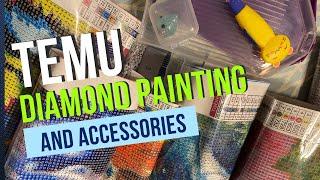 Temu Diamond Painting and Accessories! @temushop #temu