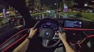 2023 BMW M5 Competition POV Night Drive (3D Audio)(ASMR)