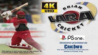 Brian Lara Cricket 1999 PS1 4k