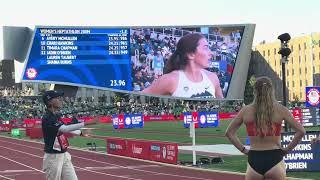 Heptathlon 200m, Heat 3, 2024 U.S. Olympic Trials