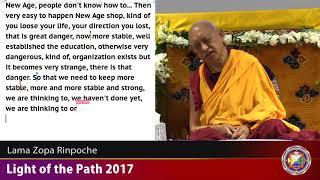 EXTRACT FPMT Provides Correct Teachings and an Extensive Dharma Education SCRIPTED 15-Sep-2017