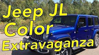 Jeep JL Color Extravaganza Ocean Blue Metallic