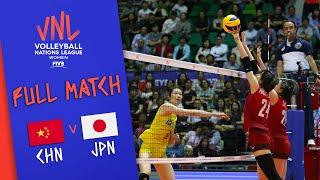 China  Japan - Full Match | Women’s Volleyball Nations League 2019