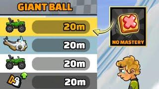 BALL vs CARS  GIANT ICE BALL MAP IN CS  | Hill Climb Racing 2